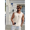 image:imageCOOFANDY Mens Casual Tank Tops 2 Pack Waffle Knit Sleeveless Shirt Breathable Tank Shirts Summer Muscle TeeBeige