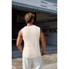 image:imageCOOFANDY Mens Casual Tank Tops 2 Pack Waffle Knit Sleeveless Shirt Breathable Tank Shirts Summer Muscle TeeBeige