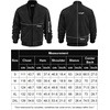 image:imageCOOFANDY Mens Casual Varsity Jacket Vintage Lightweight Suede Bomber JacketsBlack