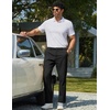 image:imageCOOFANDY Mens Chino Pants Casual Business Dress Pants Stretch Golf Trousers with PocketsBlack