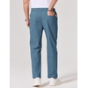image:imageCOOFANDY Mens Chino Pants Casual Business Dress Pants Stretch Golf Trousers with PocketsBlue