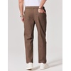 image:imageCOOFANDY Mens Chino Pants Casual Business Dress Pants Stretch Golf Trousers with PocketsBrown