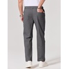 image:imageCOOFANDY Mens Chino Pants Casual Business Dress Pants Stretch Golf Trousers with PocketsDark Gray