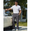 image:imageCOOFANDY Mens Chino Pants Casual Business Dress Pants Stretch Golf Trousers with PocketsDark Gray