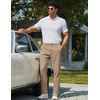 image:imageCOOFANDY Mens Chino Pants Casual Business Dress Pants Stretch Golf Trousers with PocketsKhaki