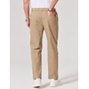image:imageCOOFANDY Mens Chino Pants Casual Business Dress Pants Stretch Golf Trousers with PocketsKhaki