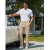 image:imageCOOFANDY Mens Chino Pants Casual Business Dress Pants Stretch Golf Trousers with PocketsLight Khaki