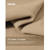 image:imageCOOFANDY Mens Chino Pants Casual Business Dress Pants Stretch Golf Trousers with PocketsLight Khaki