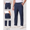 image:imageCOOFANDY Mens Chino Pants Casual Business Dress Pants Stretch Golf Trousers with PocketsNavy Bule