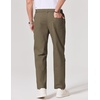 image:imageCOOFANDY Mens Chino Pants Casual Business Dress Pants Stretch Golf Trousers with PocketsOlive Green
