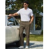 image:imageCOOFANDY Mens Chino Pants Casual Business Dress Pants Stretch Golf Trousers with PocketsOlive Green