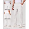 image:imageCOOFANDY Mens Chino Pants Casual Business Dress Pants Stretch Golf Trousers with PocketsWhite