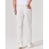 image:imageCOOFANDY Mens Chino Pants Casual Business Dress Pants Stretch Golf Trousers with PocketsWhite