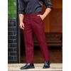 image:imageCOOFANDY Mens Classic Casual Dress Pants Expandable Waist Suit Pant Slim Fit Flat Front SlacksDark Red