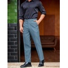 image:imageCOOFANDY Mens Classic Casual Dress Pants Expandable Waist Suit Pant Slim Fit Flat Front SlacksDenim Blue