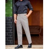 image:imageCOOFANDY Mens Classic Casual Dress Pants Expandable Waist Suit Pant Slim Fit Flat Front SlacksLight Grey