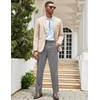 image:imageCOOFANDY Mens Classic Casual Dress Pants Expandable Waist Suit Pant Slim Fit Flat Front SlacksMoon Grey