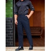 image:imageCOOFANDY Mens Classic Casual Dress Pants Expandable Waist Suit Pant Slim Fit Flat Front SlacksNavy Blue