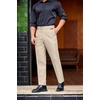 image:imageCOOFANDY Mens Classic Casual Dress Pants Expandable Waist Suit Pant Slim Fit Flat Front SlacksSand
