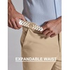 image:imageCOOFANDY Mens Classic Dress Pants Expandable Waist Suit Pants Breathable Business Casual SlacksKhaki