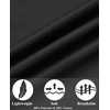 image:imageCOOFANDY Mens Classic Fit Dress Pants Flat Front Straight Formal Pants Wrinkle Free Expandable Waist Suit PantsBlack