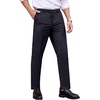 image:imageCOOFANDY Mens Classic Fit Dress Pants Flat Front Straight Formal Pants Wrinkle Free Expandable Waist Suit PantsBlack