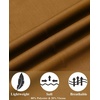 image:imageCOOFANDY Mens Classic Fit Dress Pants Flat Front Straight Formal Pants Wrinkle Free Expandable Waist Suit PantsBrown