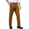 image:imageCOOFANDY Mens Classic Fit Dress Pants Flat Front Straight Formal Pants Wrinkle Free Expandable Waist Suit PantsBrown