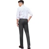 image:imageCOOFANDY Mens Classic Fit Dress Pants Flat Front Straight Formal Pants Wrinkle Free Expandable Waist Suit PantsDark Grey