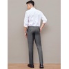 image:imageCOOFANDY Mens Classic Fit Dress Pants Flat Front Straight Formal Pants Wrinkle Free Expandable Waist Suit PantsGrey