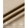 image:imageCOOFANDY Mens Classic Fit Dress Pants Flat Front Straight Formal Pants Wrinkle Free Expandable Waist Suit PantsKhaki