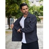 image:imageCOOFANDY Mens Cotton Denim Jacket Lightweight Trucker Western Jackets Casual Fashion Jean CoatAblack