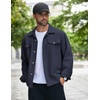 image:imageCOOFANDY Mens Cotton Denim Jacket Lightweight Trucker Western Jackets Casual Fashion Jean CoatAblack