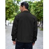 image:imageCOOFANDY Mens Cotton Denim Jacket Lightweight Trucker Western Jackets Casual Fashion Jean CoatBlack