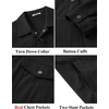 image:imageCOOFANDY Mens Cotton Denim Jacket Lightweight Trucker Western Jackets Casual Fashion Jean CoatBlack
