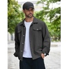 image:imageCOOFANDY Mens Cotton Denim Jacket Lightweight Trucker Western Jackets Casual Fashion Jean CoatDark Grey