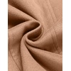 image:imageCOOFANDY Mens Double Breasted Pea Coat Winter Overcoat Short Trench Coat Notched CollarLight Tan