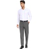 image:imageCOOFANDY Mens Dress Pants Expandable Waist Wrinkle Free Suit Pants Flat Front Casual Dress SlacksDark Grey