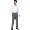image:imageCOOFANDY Mens Dress Pants Expandable Waist Wrinkle Free Suit Pants Flat Front Casual Dress SlacksDark Grey