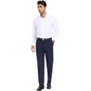 image:imageCOOFANDY Mens Dress Pants Expandable Waist Wrinkle Free Suit Pants Flat Front Casual Dress SlacksNavy Blue