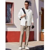 image:imageCOOFANDY Mens Dress Pants Expandable Waist Wrinkle Free Suit Pants Flat Front Casual Dress SlacksTan