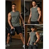 image:imageCOOFANDY Mens Dry Fit Workout Tank Top Sleeveless Gym Muscle Shirt UPF 50 Summer Running Athletic TshirtsArmy Green