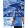 image:imageCOOFANDY Mens Dry Fit Workout Tank Top Sleeveless Gym Muscle Shirt UPF 50 Summer Running Athletic TshirtsBlue