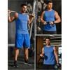 image:imageCOOFANDY Mens Dry Fit Workout Tank Top Sleeveless Gym Muscle Shirt UPF 50 Summer Running Athletic TshirtsBlue