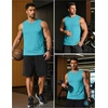 image:imageCOOFANDY Mens Dry Fit Workout Tank Top Sleeveless Gym Muscle Shirt UPF 50 Summer Running Athletic TshirtsGreen