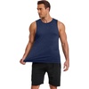 image:imageCOOFANDY Mens Dry Fit Workout Tank Top Sleeveless Gym Muscle Shirt UPF 50 Summer Running Athletic TshirtsNavy Blue
