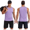 image:imageCOOFANDY Mens Dry Fit Workout Tank Top Sleeveless Gym Muscle Shirt UPF 50 Summer Running Athletic TshirtsPurple