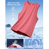 image:imageCOOFANDY Mens Dry Fit Workout Tank Top Sleeveless Gym Muscle Shirt UPF 50 Summer Running Athletic TshirtsRed
