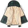 image:imageCOOFANDY Mens Flannel Fleece Jacket Sherpa Lined Shirt Jacket Plaid Zip Up Hoodie Soft Warm Coat with HoodDgreen Line