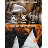 image:imageCOOFANDY Mens Flannel Shirt Jackets Quilted Lined Plaid Jacket Long Sleeve Button Down Thick Winter Outwear ShacketsBrown